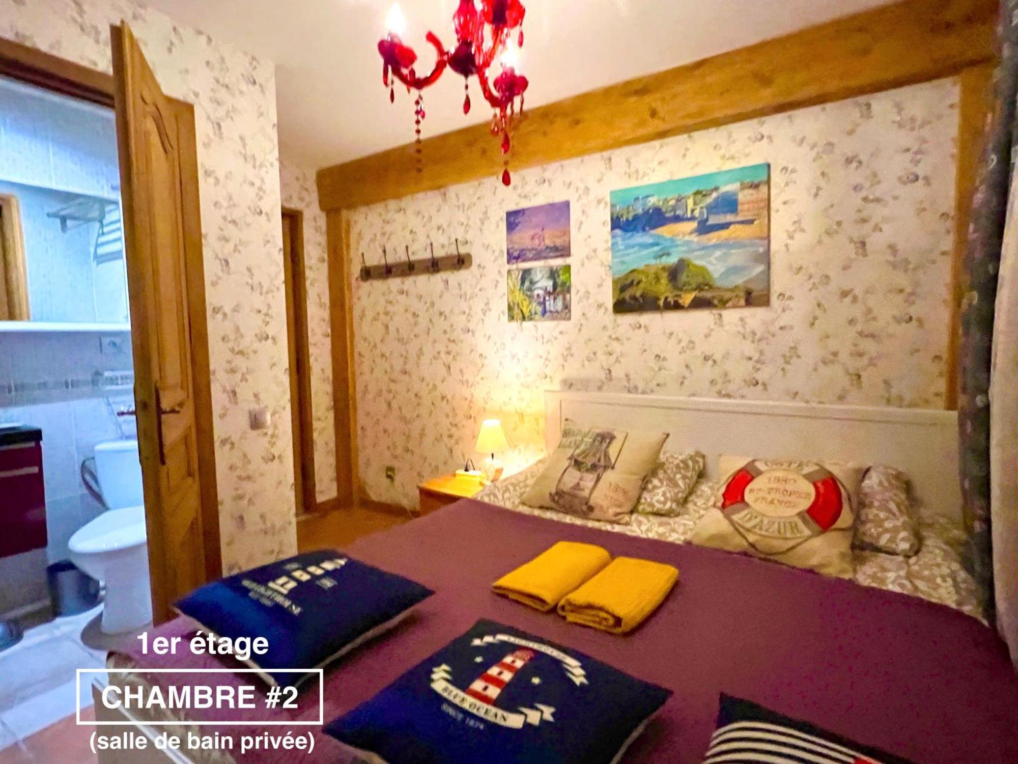 Villa Merkel - 27 Pers - 11 Chambr - 10 Wc - Piscine 앙글레 외부 사진